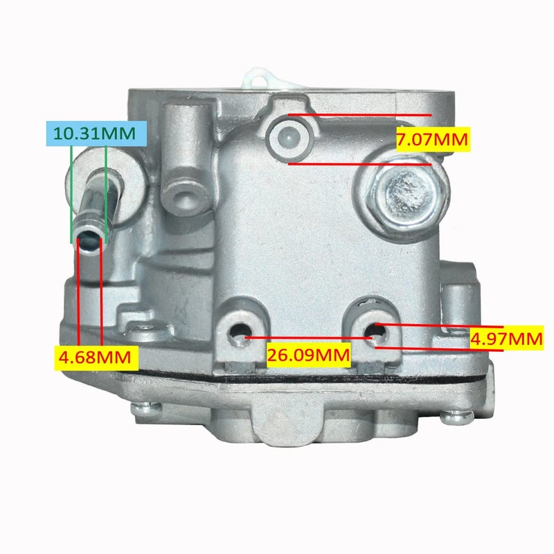JDLLONG 846109 Carburetor Carb Fit for 303442 303445 303446 303447 305442 305445 305446 305447 Series Vanguard 16 Hp Engines 843324 with Gaskets Replace 809017 844988 846082 845906 809011 - Image 4